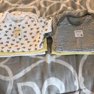6 assorted Burt’s Bee’s onesies